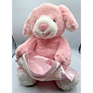 Baby GUND Peek A Boo Puppy Pink Animated Talking Plush Toy Sewn Eyes 10”